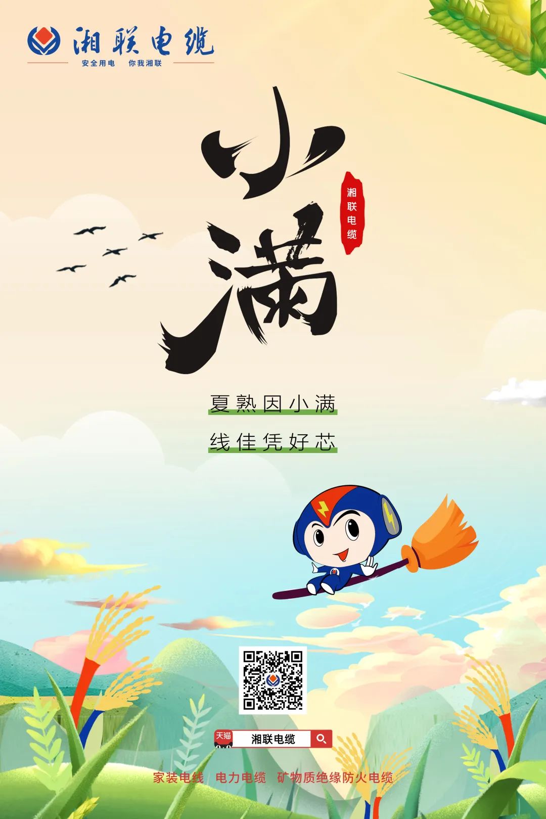 小滿節(jié)氣今日至，用電安全需重視！#安全用電你我湘聯(lián)