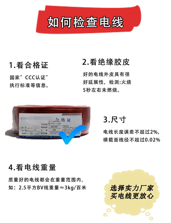家裝電線如何挑選？